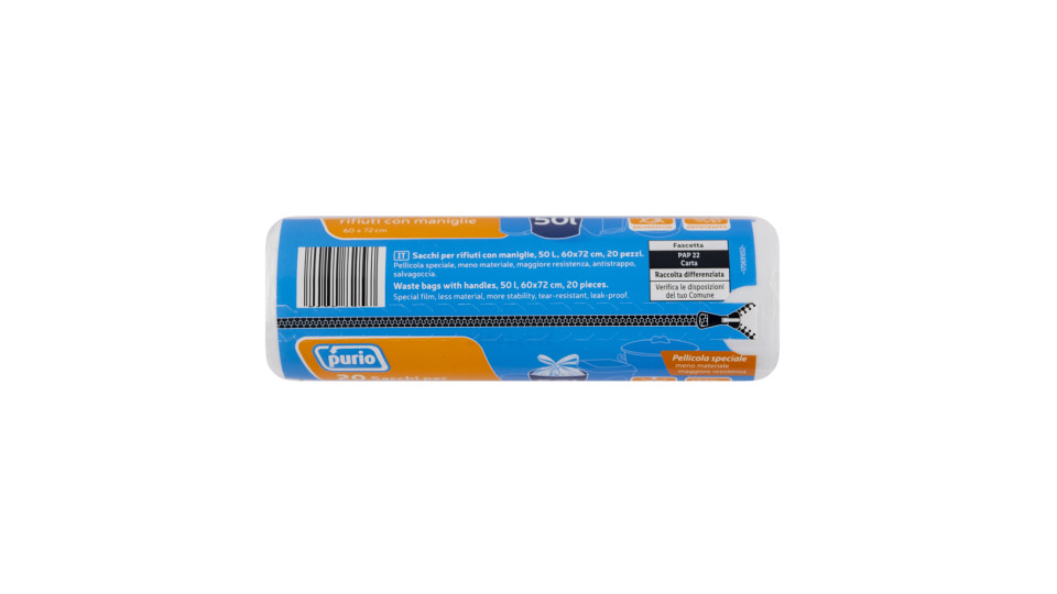 Sacchetti Pattumiera 50l 20pz