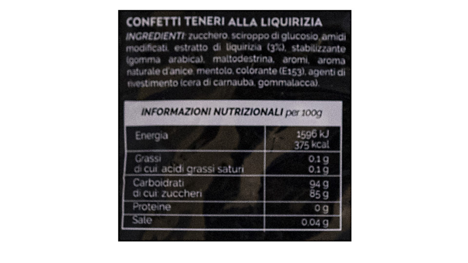 Confetti Jelly Liquirizia