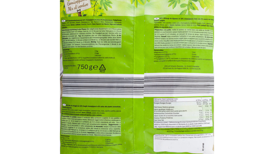 Mix di Verdure Gourmet