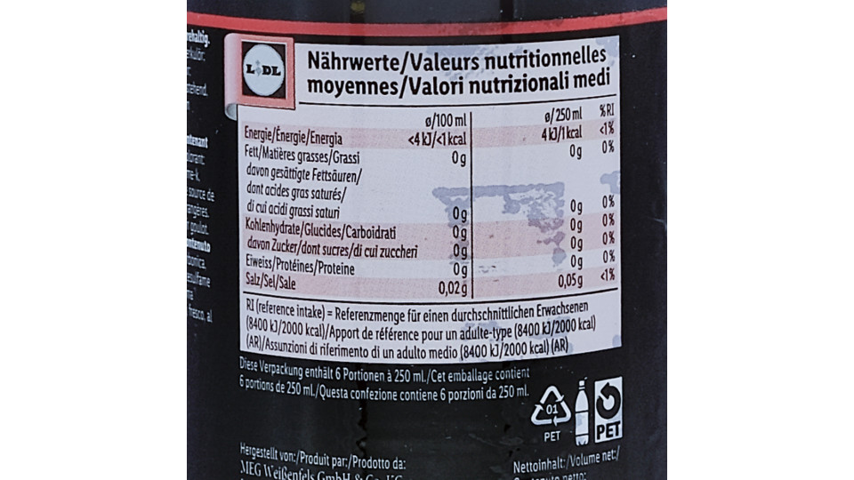 Cola Zero senza Zucchero