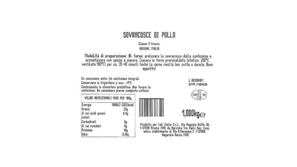 Sovracosce Di Pollo