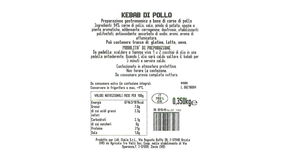 Kebab di Pollo
