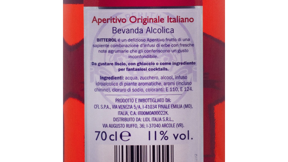 Aperitivo 11% Vol.