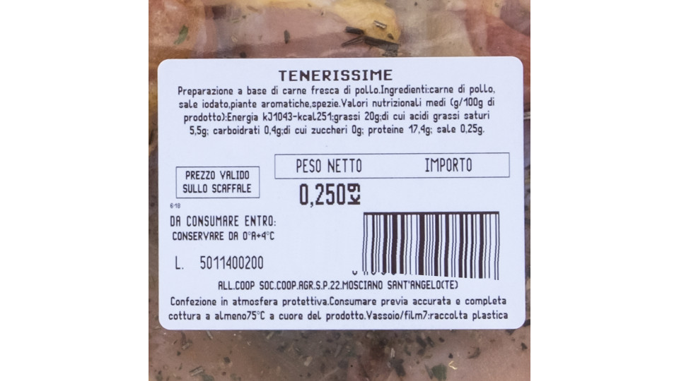 Campese Sovracosce di Pollo Disossate
