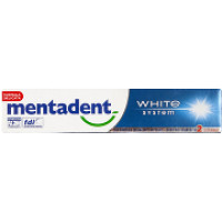 Mentadent dentifricio white system