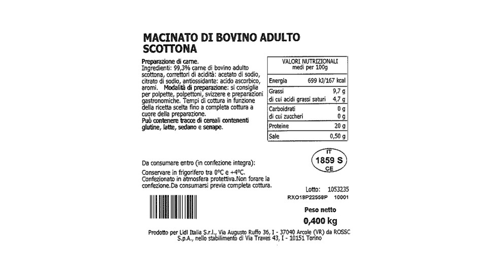 Macinato Scelto  