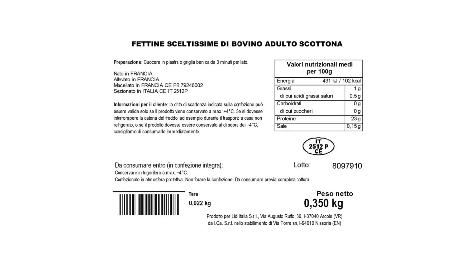 Fettine Sceltissime 