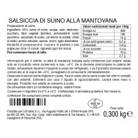 Salsiccia Aperta Tipo Mantovana
