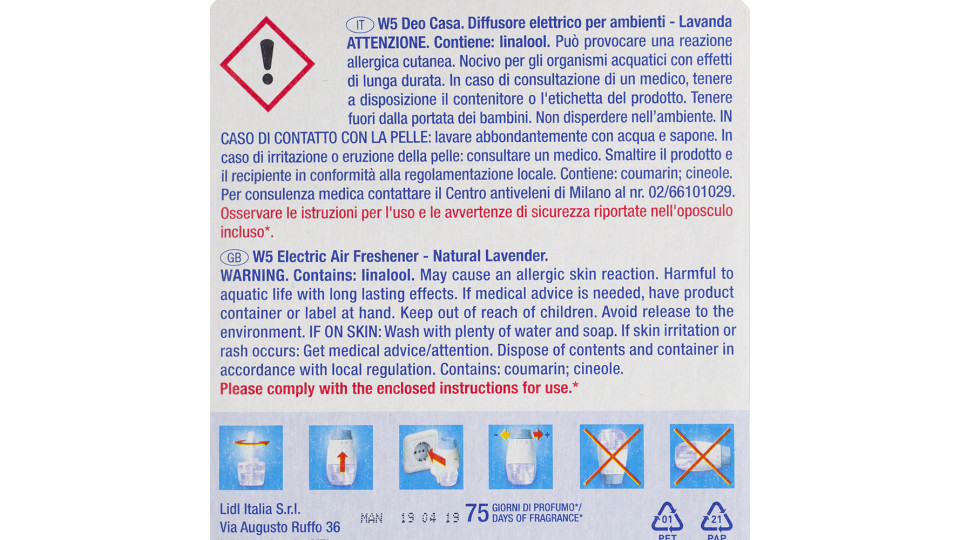 Set Deodorante Elettrico Lavanda