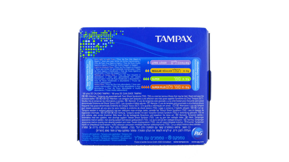 Tampax, super assorbenti interni