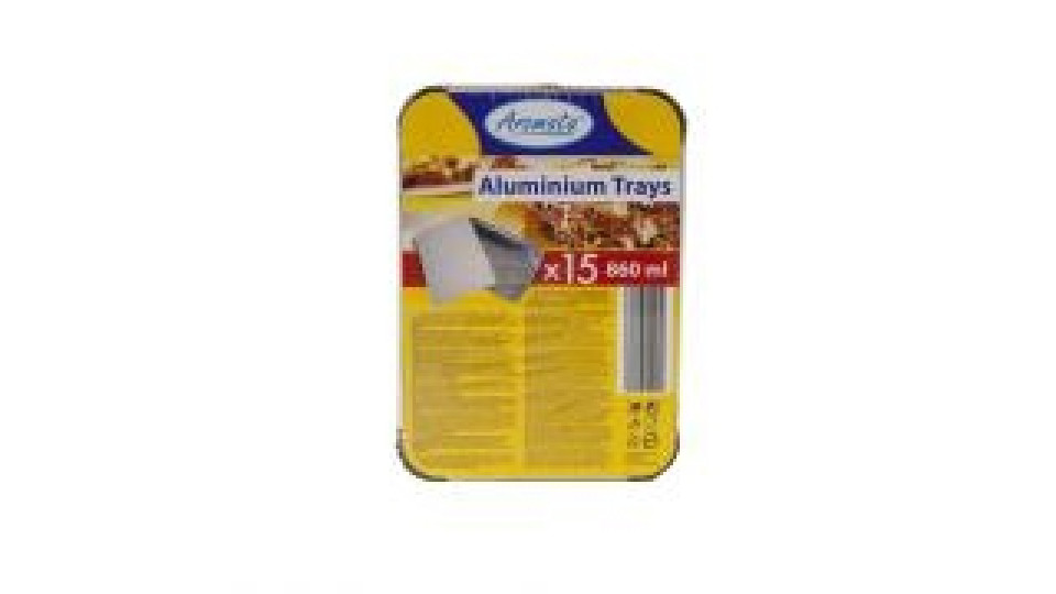 Vaschette Alluminio 2-3 Porzioni con Coperchio