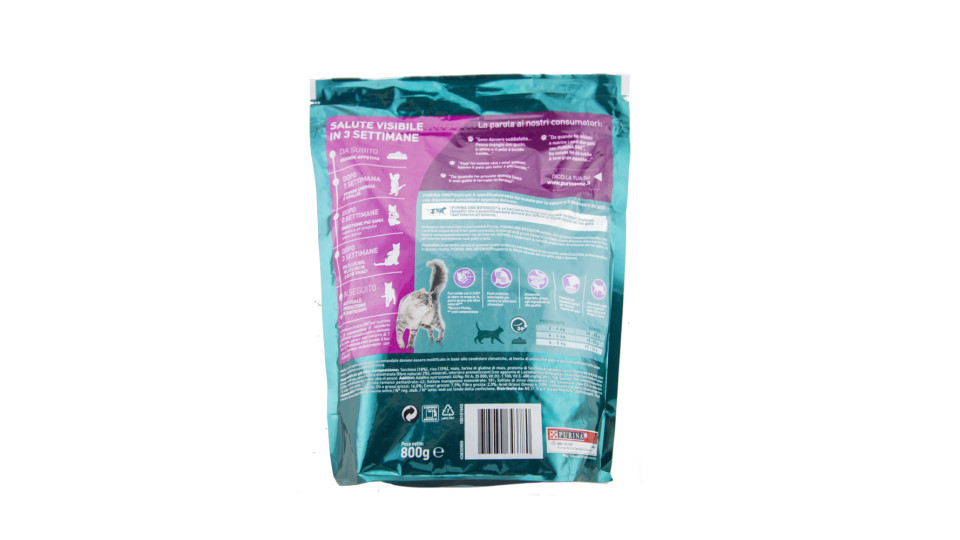 Purina one gatto crocchette tacchino