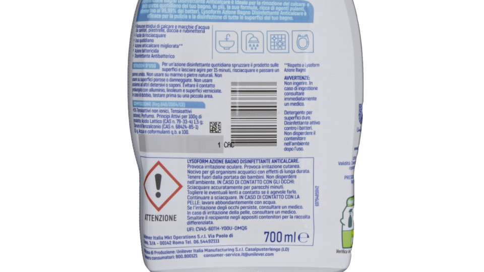 Lysoform Azione Bagno
