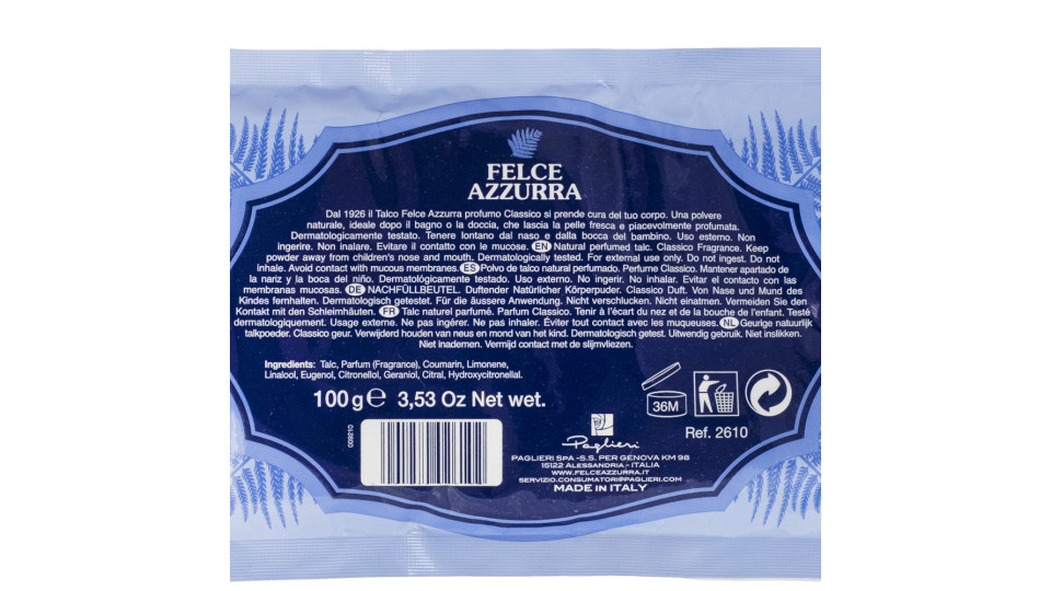 Felce Azzurra Talco Classico