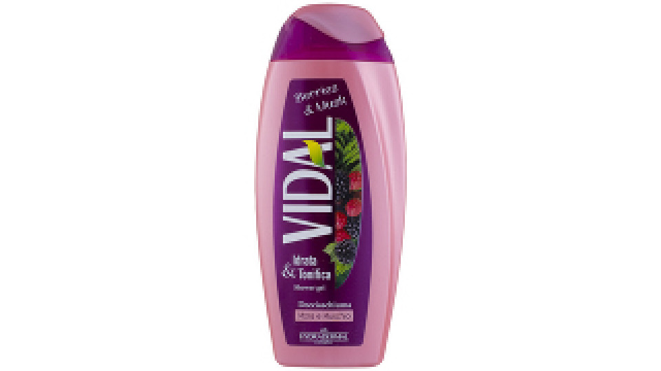 Vidal doccia con mora e muschio