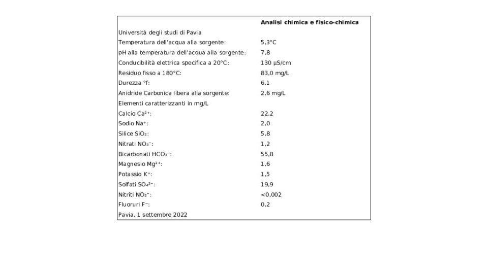LEVISSIMA, Acqua Minerale Naturale Oligominerale Bottiglia Grande da