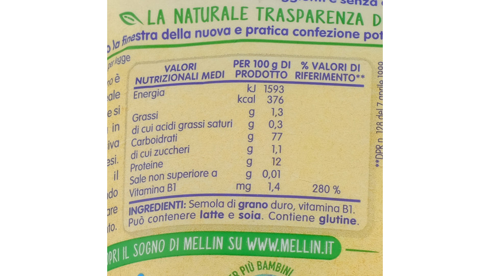 Mellin Semolino