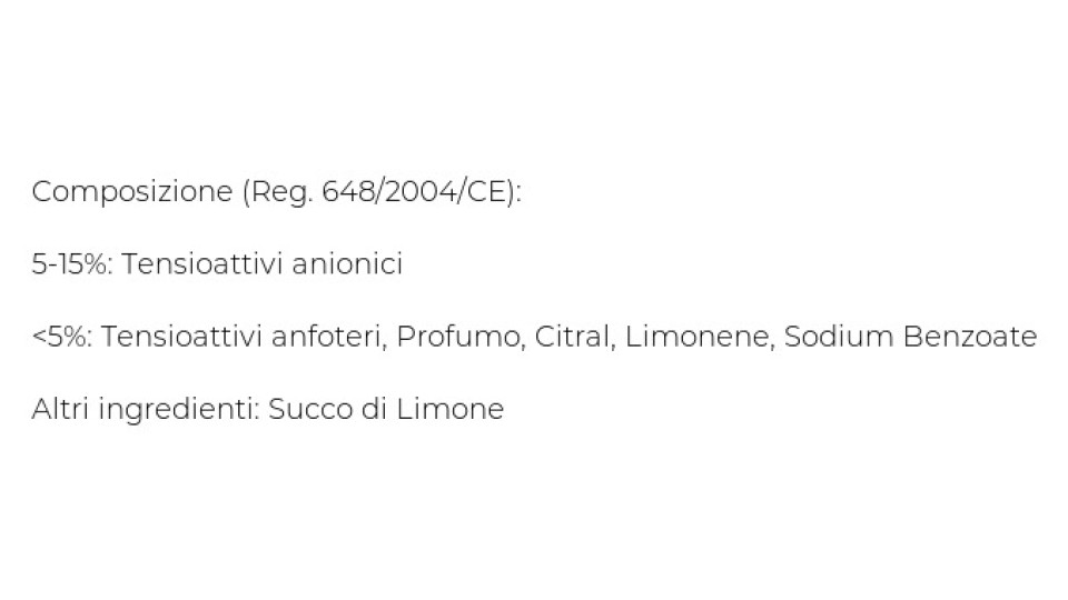 DETERSIVO PIATTI LIMONE