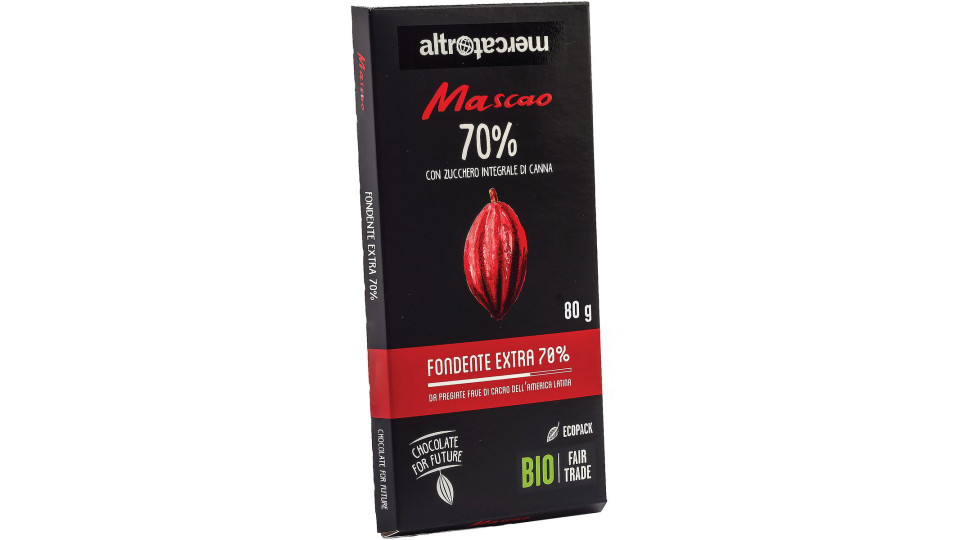 altromercato Mascao Bio Fondente Extra 85%