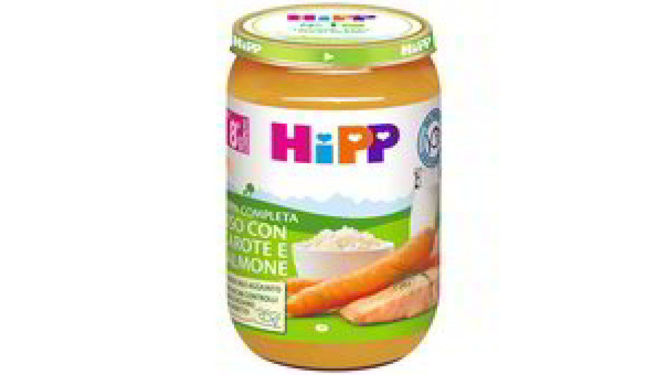 HiPP Pappa Completa Riso con carote e salmone 220 g