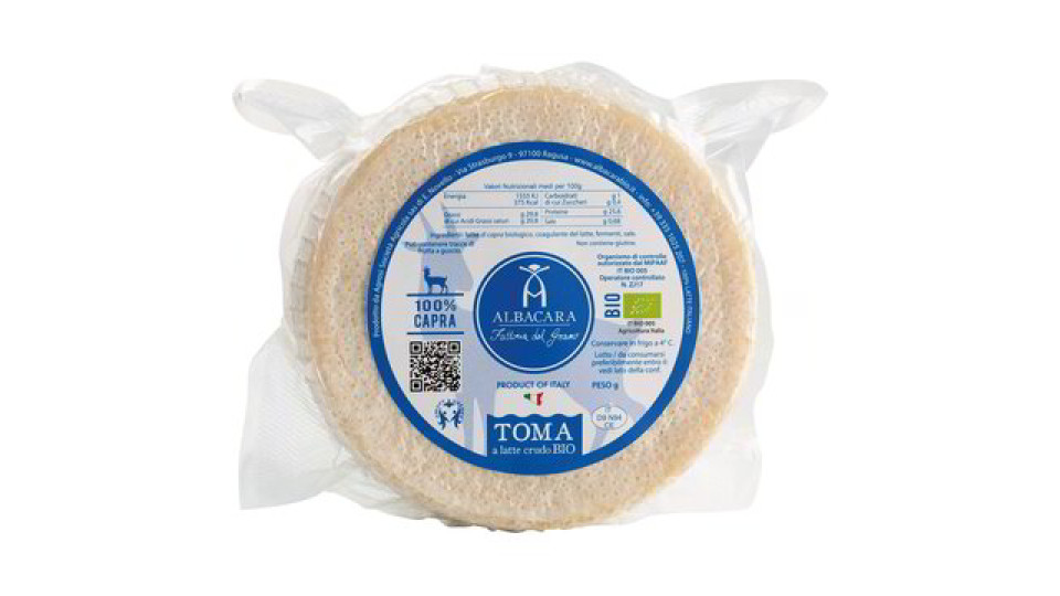 Toma di capra da latte crudo