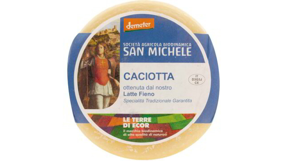 Caciotta fresca biodinamica al taglio