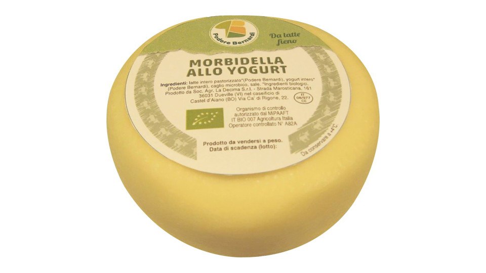 Morbidella da latte fieno allo yogurt