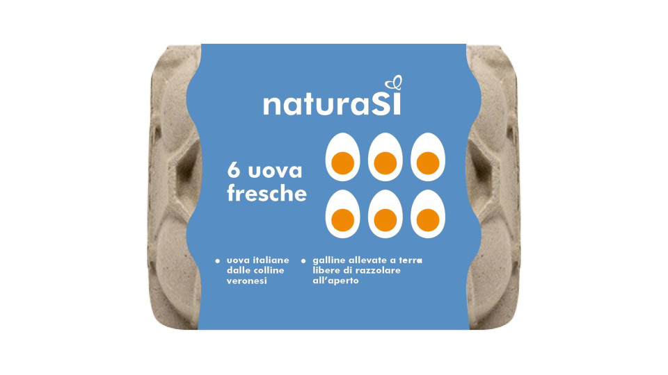 6 uova fresche