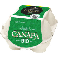 Uova bianche fresche - semi di canapa