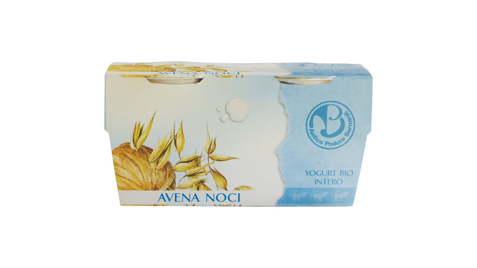 Yogurt avena e noci