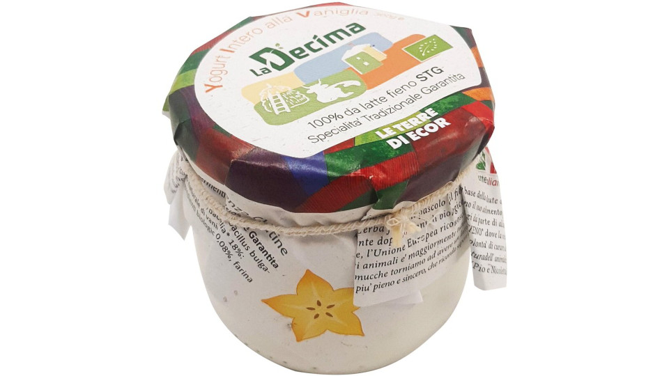 Yogurt intero alla vaniglia
