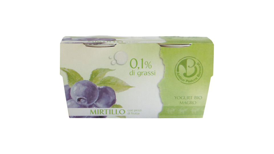 Yogurt magro al mirtillo
