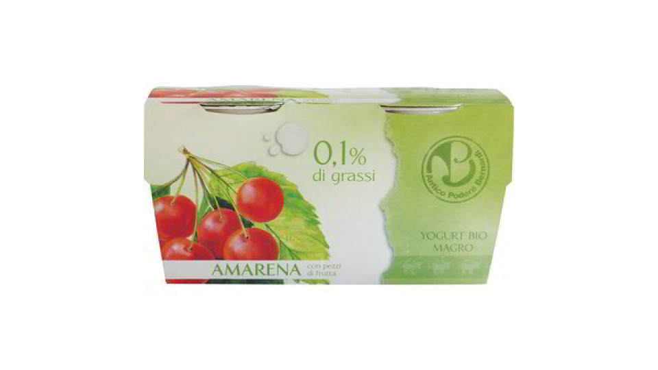 Yogurt magro all’amarena