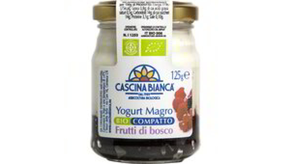 Yogurt magro compatto ai frutti di bosco