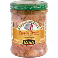Pezzi di tonno in olio extravergine di oliva Iasa Il Gustoso