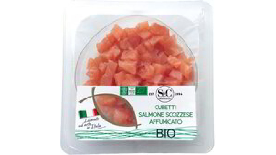Salmone irlandese affumicato a cubetti