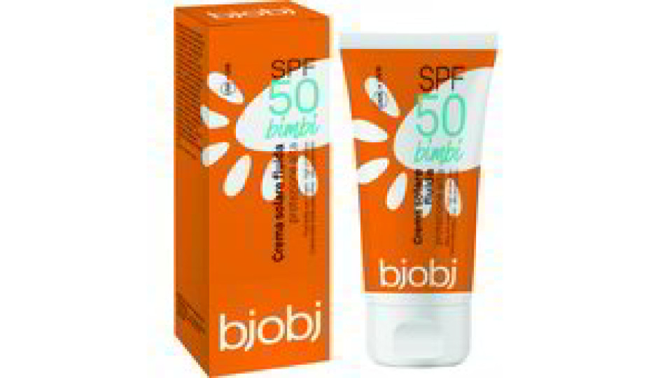 Crema solare bimbi SPF 50 ad alta protezione SOLE Bjobj