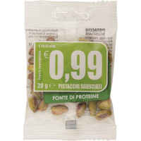 PISTACCHI SGUSCIATI NATURALI 20G