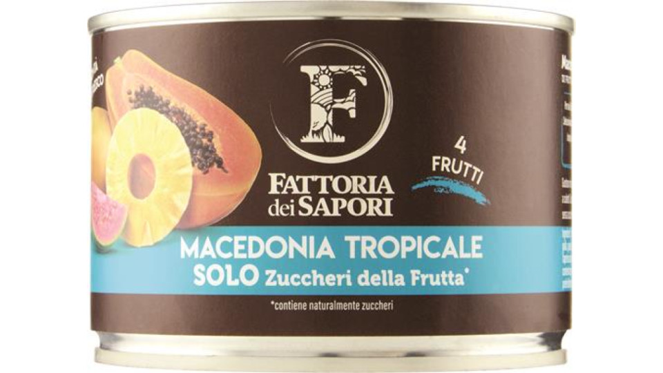 MACEDONIA TROPICALE SENZA ZUCCHERI AGGIUNTI