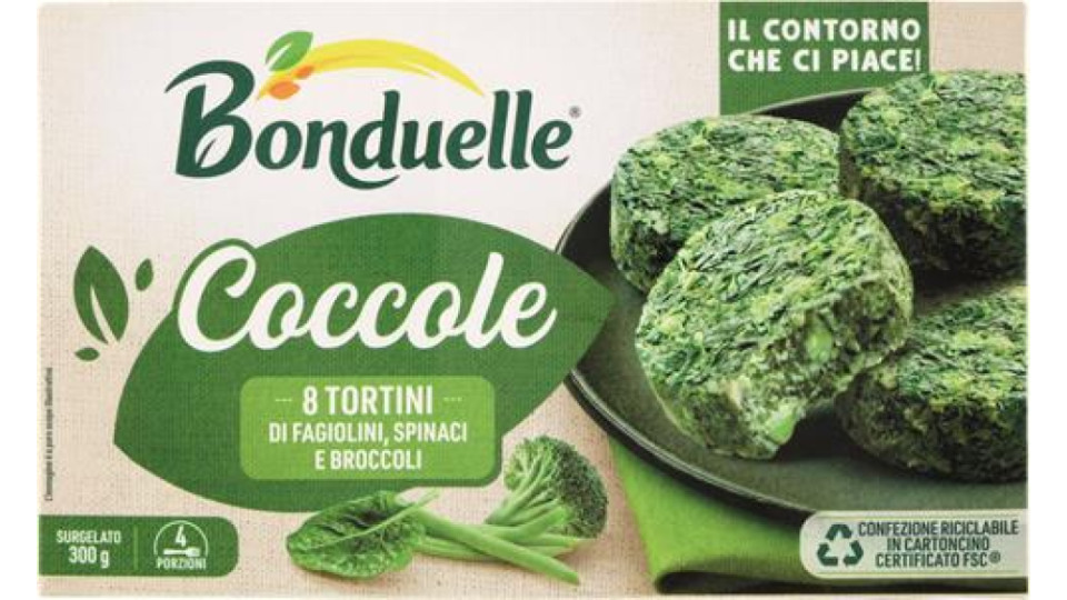 COCCOLE SPINACI FAGIOLINI E BROCCOLI