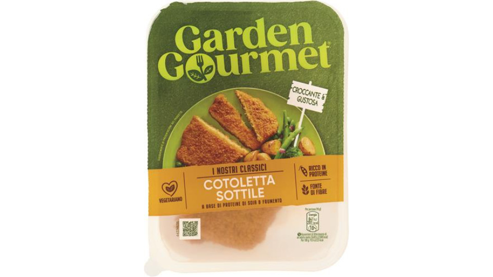 COTOLETTA SOTTILE VEGETARIANA DI SOIA E FRUMENTO 2 PEZZI