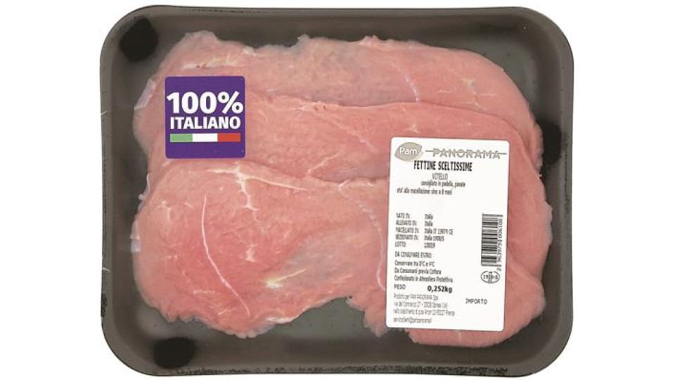 FETTINE SCELTISSIME VITELLO