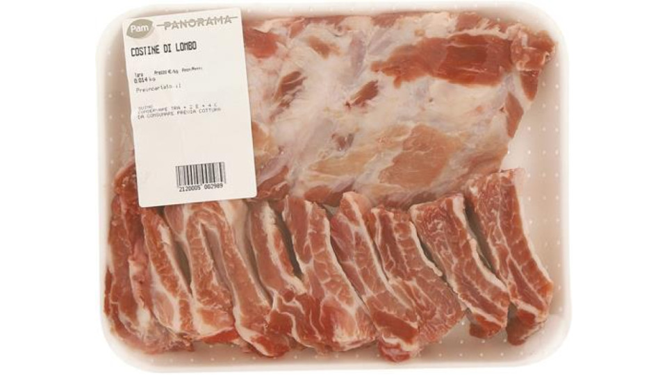 COSTINE DI LOMBO DI SUINO