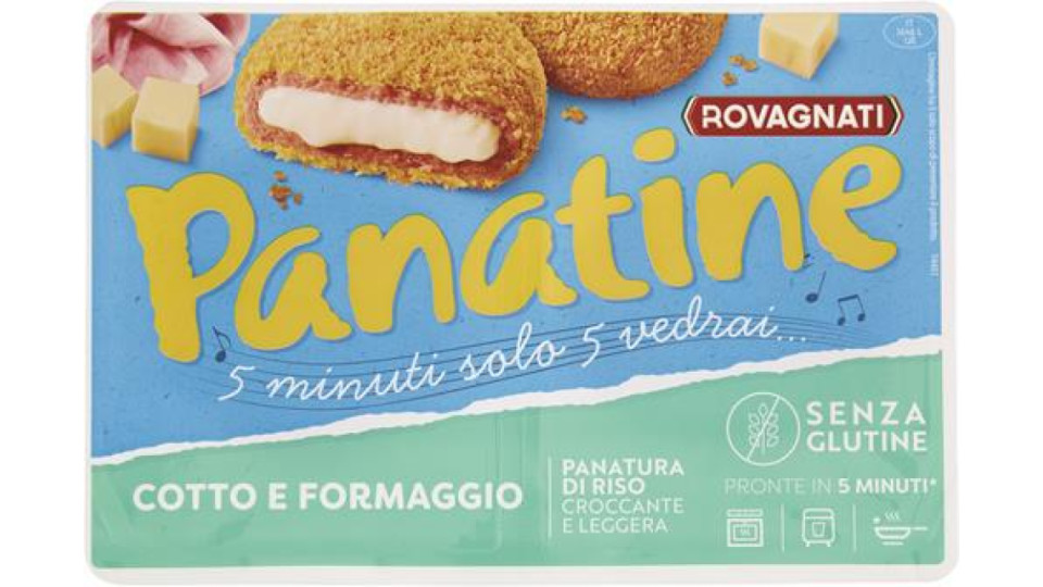 PANATINE DI PROSCIUTTO COTTO E FORMAGGIO