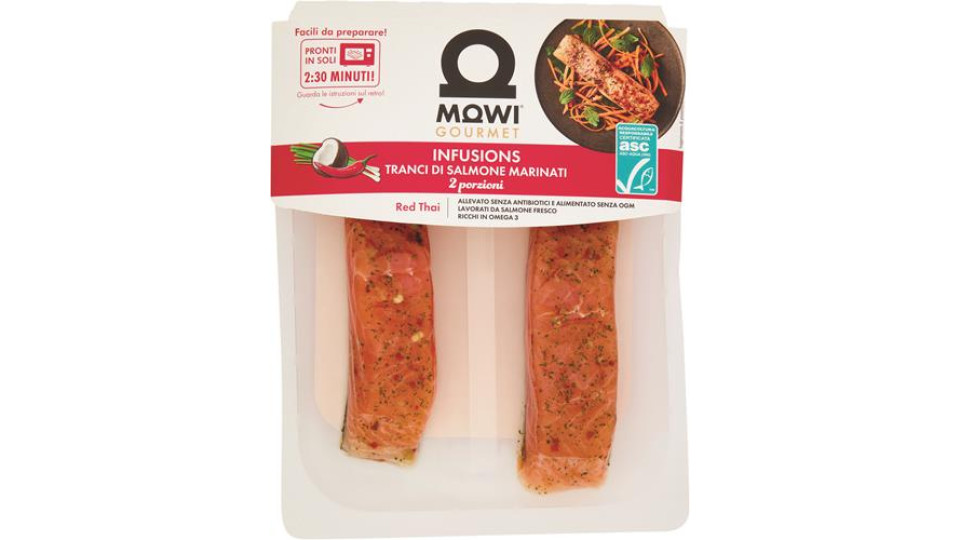 TRANCI DI SALMONE MARINATO RED THAI