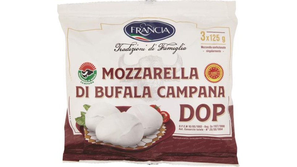 MOZZARELLA BUFFALA DOP 125 X3