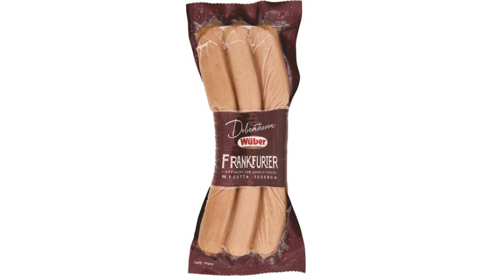 3 PZ WUBER WURSTEL FRANKFURTER