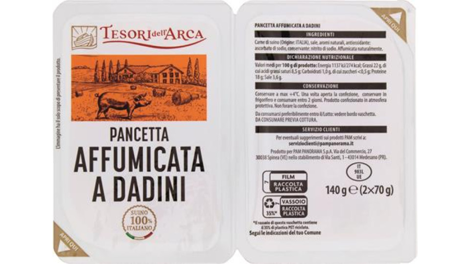 CUBETTI PANCETTA AFFUMICATA
