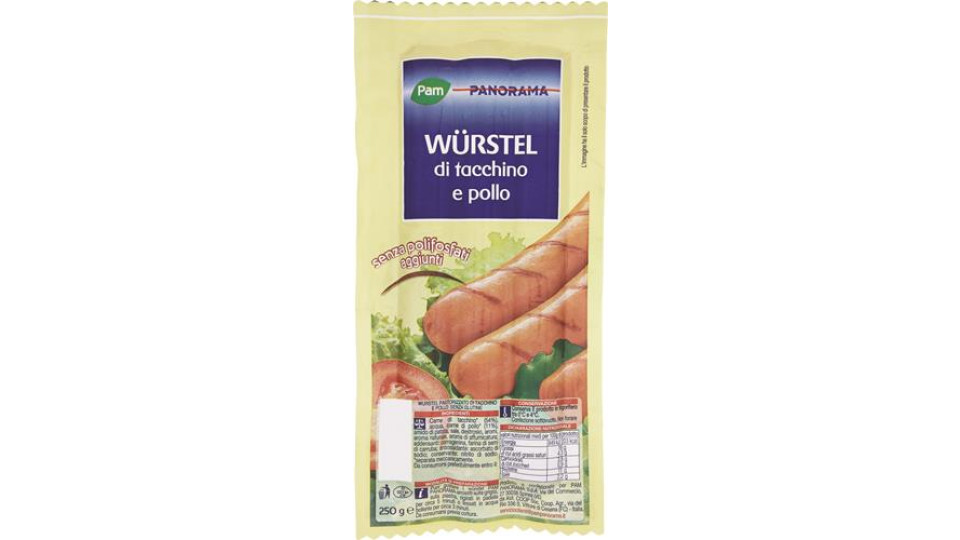 WURSTEL POLLO TACCHINO