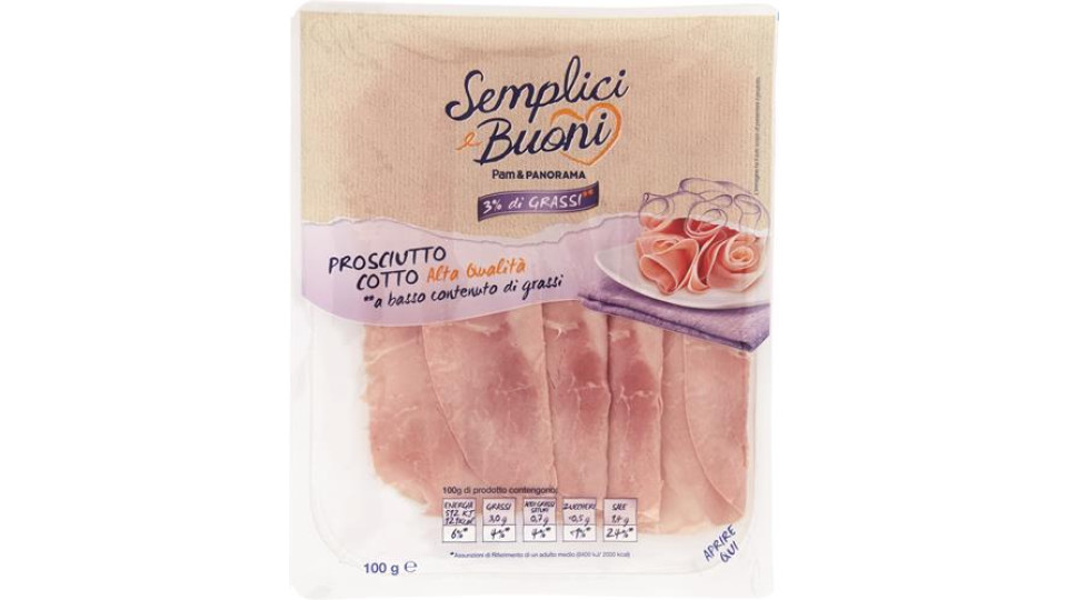 PROSCIUTTO COTTO ALTA QUALITA